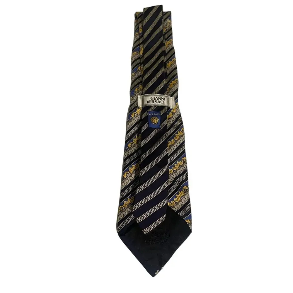 Gianni Versace Printed Silk Tie